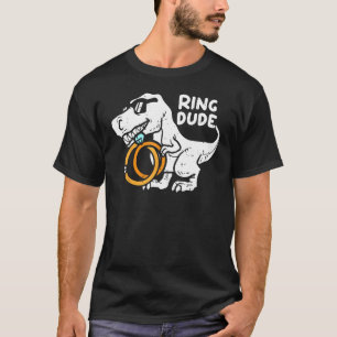 Camiseta Kids Ring Dude Rex Dinosaur Ring Bearer Boda 1