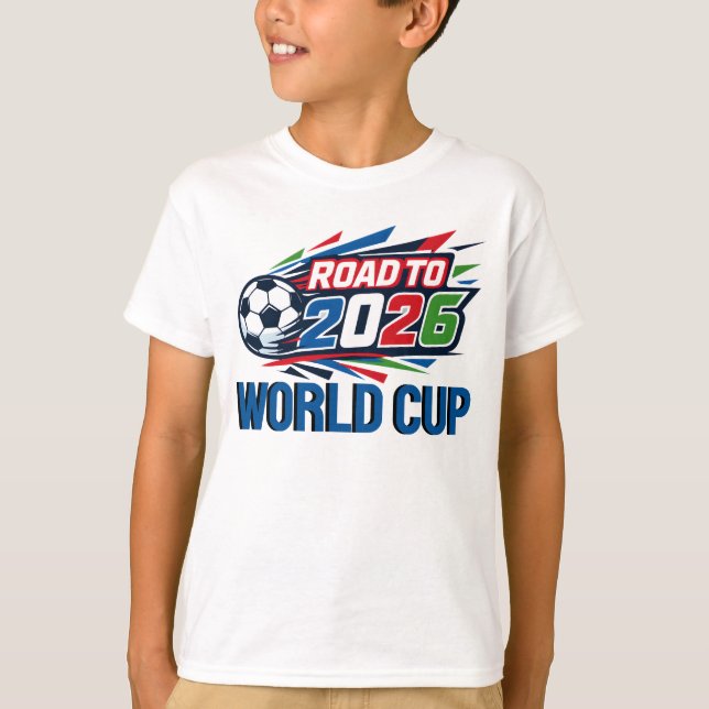 Camiseta Kids Road To The 2026 World Cup (Anverso)