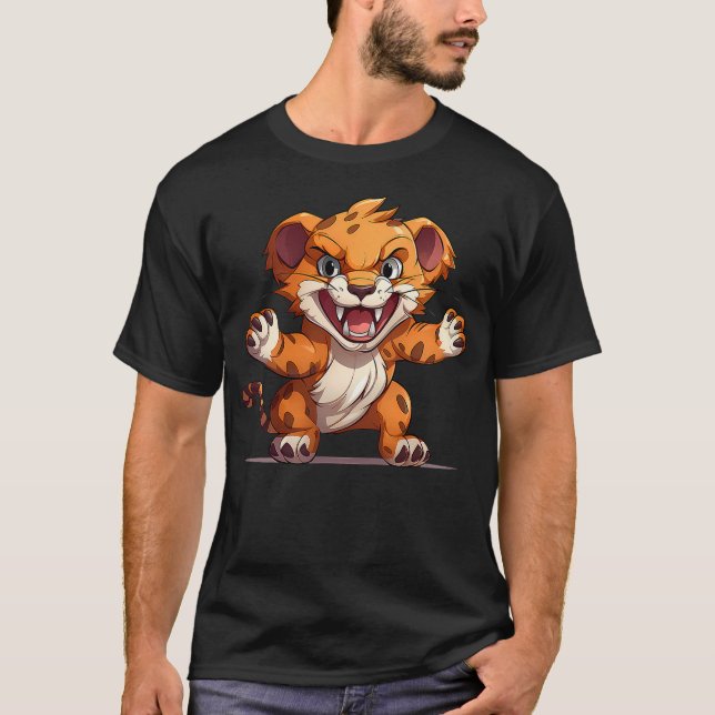 Camiseta Kids Sabertooth Tiger (Anverso)