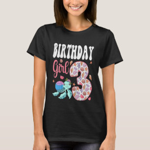 Camiseta Kids Sea Turtle 3er cumpleaños Océano Aqua de 3 añ