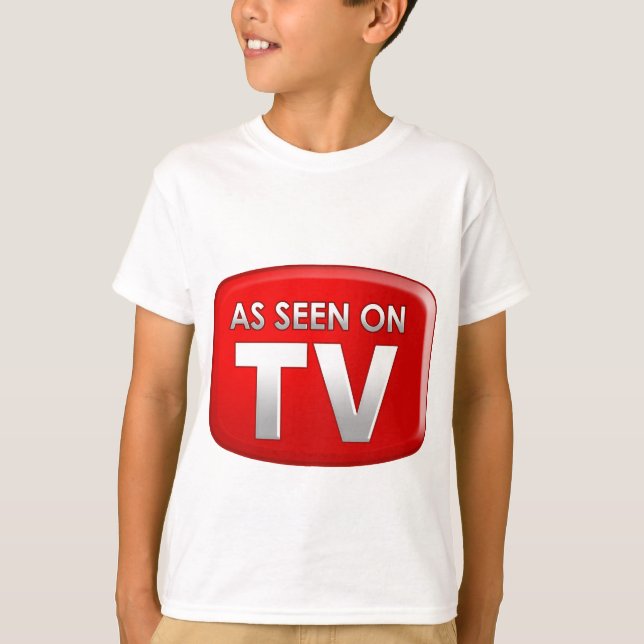 Camiseta KIDS - Seen On TV (Anverso)