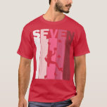 Camiseta Kids Seven Birthday Indoor Wall Climbing Mountain<br><div class="desc">Niños Siete Cumpleaños Muro Interior Escalando Montaña Bouldering.</div>