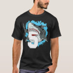 Camiseta Kids Shark 5th Birthday Boy 5 Five Shark Theme Par<br><div class="desc">Kids Shark 5th Birthday Boy 5 Five Shark Theme Party  .shark,  diving,  fish,  gift,  gift idea,  great white shark,  sea,  whale shark,  diver,  fisherman,  fishing,  funny,  hammerhead,  i love sharks,  lover,  marine biologist,  shark fin,  shark lover,  sharks,  tiger shark,  vacation,  whale</div>