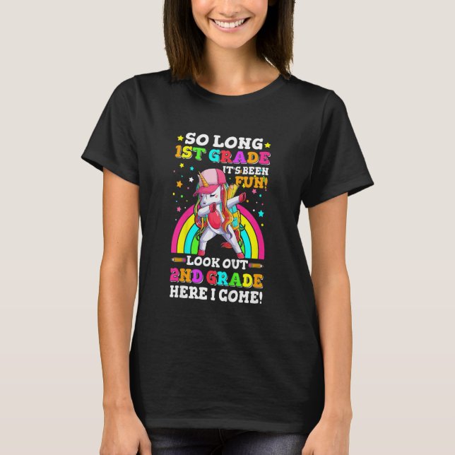 Camiseta Kids So Long 1st Grade 2nd Grade Here I Come 1st G (Anverso)
