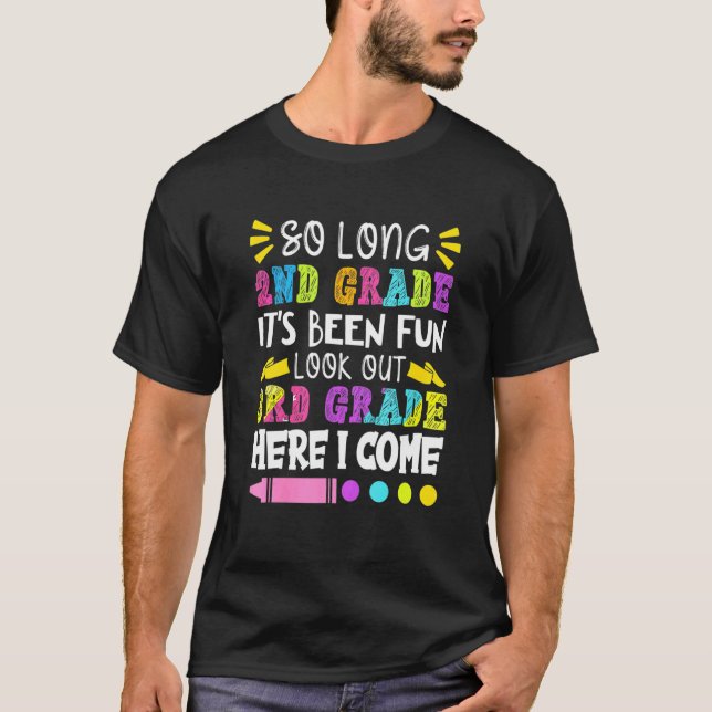 Camiseta Kids So Long 2nd Grade Its Been Fun (Anverso)