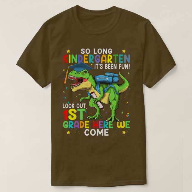 Camiseta Kids So Long Kindergarten Graduation Boys Class 22 (Diseño del anverso)