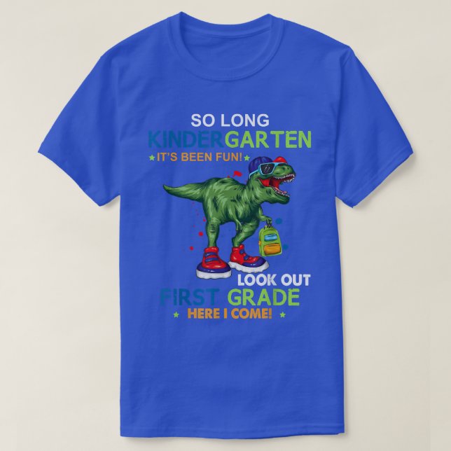 Camiseta Kids So Long Kindergarten Graduation Class 2022 Di (Diseño del anverso)