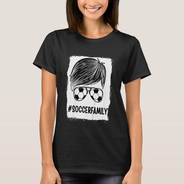 Camiseta Kids  Soccerfamily Watching Sport Game Son Boy Soc (Anverso)