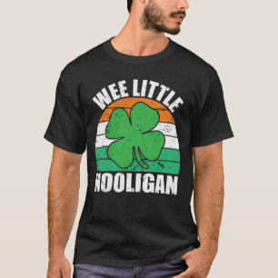 Camiseta Kids St Patricks Day Irish wee Little Hooligan