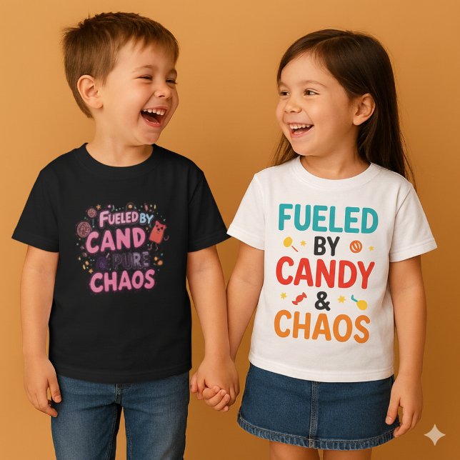 Camiseta Kids Sugar Powered Tee | Fueled by Candy & Chaos (Fueled by Candy & Chaos Kids Tee)