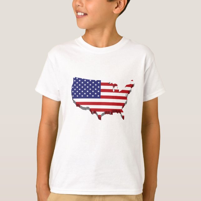 Camiseta Kids T-Shirt-Patriotic (Anverso)