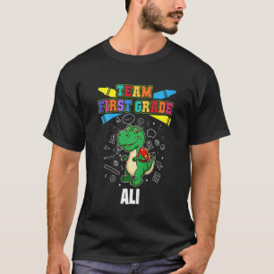 Camiseta Kids Team First Grade Ali Personalized
