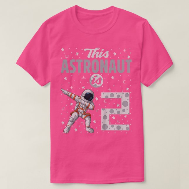 Camiseta Kids This Astronaut Is 2 Dabbing Astronaut 2nd Bir (Diseño del anverso)