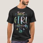 Camiseta Kids This Girl Is Officially 5 Five Year Old 5th B<br><div class="desc">Kids This Girl Is Officially 5 Five Year Old 5th Birthday Girl T-Shirt</div>
