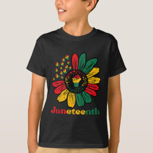 Camiseta Kids Todd, Chicas africanos de los puños de giraso