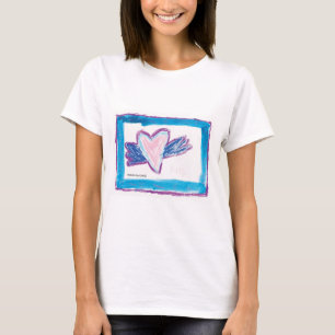 Camiseta KidsArt para CHOC - Corazón volador
