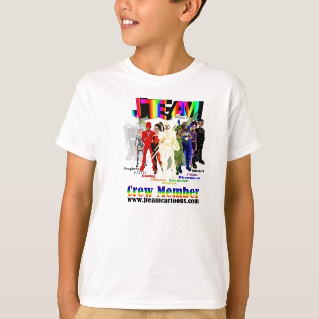 Camiseta KidsCrewMemberJTeamTeeShirt (Anverso)