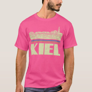 Camiseta Kiel City Gift Alemania City Silhouette Skyline De