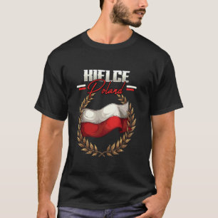 Camiseta Kielce Polonia Viajes Bandera polaca Polska
