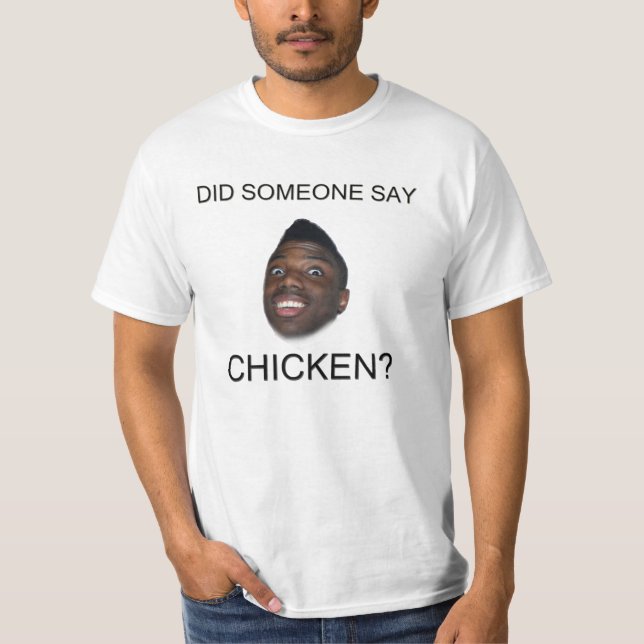 Camiseta Kieran tiene gusto del pollo (Anverso)