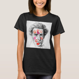 CAMISETA "KIERKEGAARD CUBIERTO CON KISS"