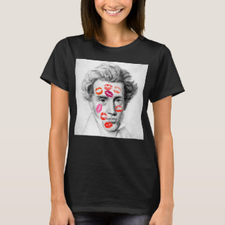 CAMISETA "KIERKEGAARD CUBIERTO CON KISS"