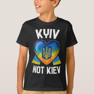 Camiseta Kiev No Kiev _ Bandera Ucraniana Apoya a Ucrania