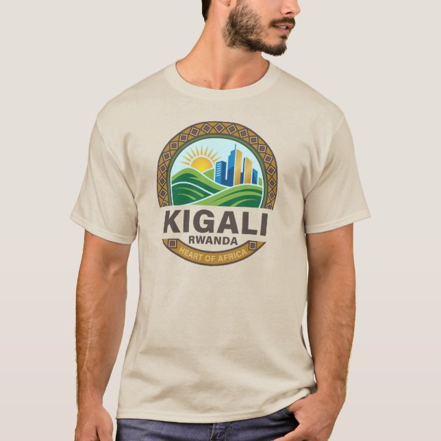 Camiseta Kigali Rwanda Africa (Anverso)