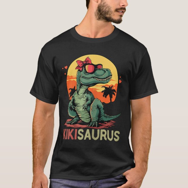 Camiseta Kikisaurus Dino Dinosaur Kiki-saurus T-rex Mother' (Anverso)