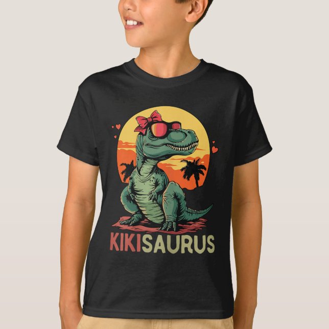 Camiseta Kikisaurus Dino Dinosaur Kiki-saurus T-rex Mother' (Anverso)