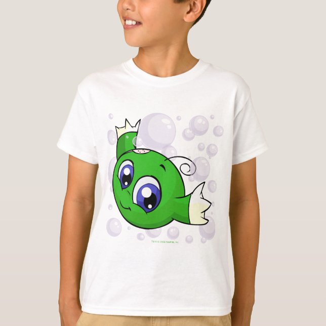 Camiseta Kiko verde swishing a través del lago Kiko (Anverso)