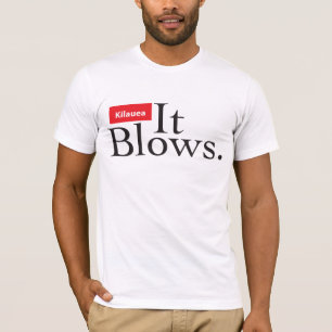Camiseta Kilauea que sopla en frente, mapa+de la cremallera