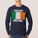 Camiseta Kildare, Irlanda con bandera irlandesa<br><div class="desc">Kildare,  Irlanda con bandera irlandesa</div>