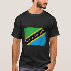 Camiseta Kilimanjaro 2025 Tanzania Bandera Monte Kilimanjar
