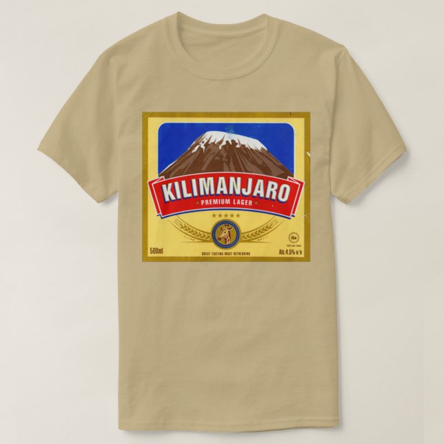 Camiseta Kilimanjaro Lager (Diseño del anverso)