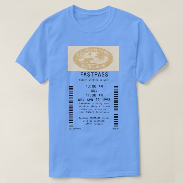 Camiseta Kilimanjaro Safari aypass TShirt (Diseño del anverso)
