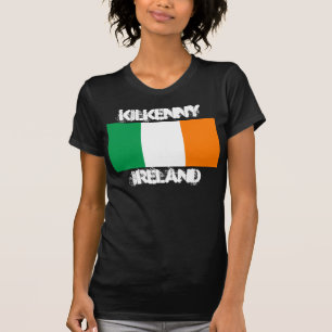 Camiseta Kilkenny, Irlanda con bandera irlandesa
