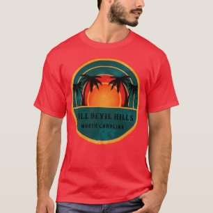 Camiseta Kill Devil Hills North olina Beach Retro Sunset