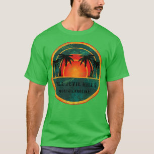 Camiseta Kill Devil Hills North olina Beach Vintage Retro S