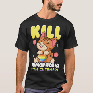 Camiseta Kill Homophobia with Cuteness Equality