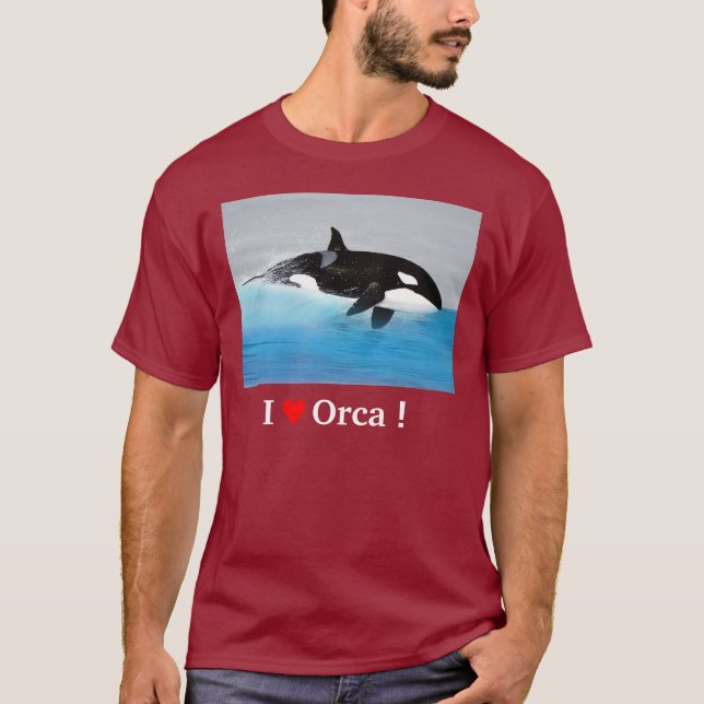 Camiseta Killerwhale, Orcinus orca (Anverso)