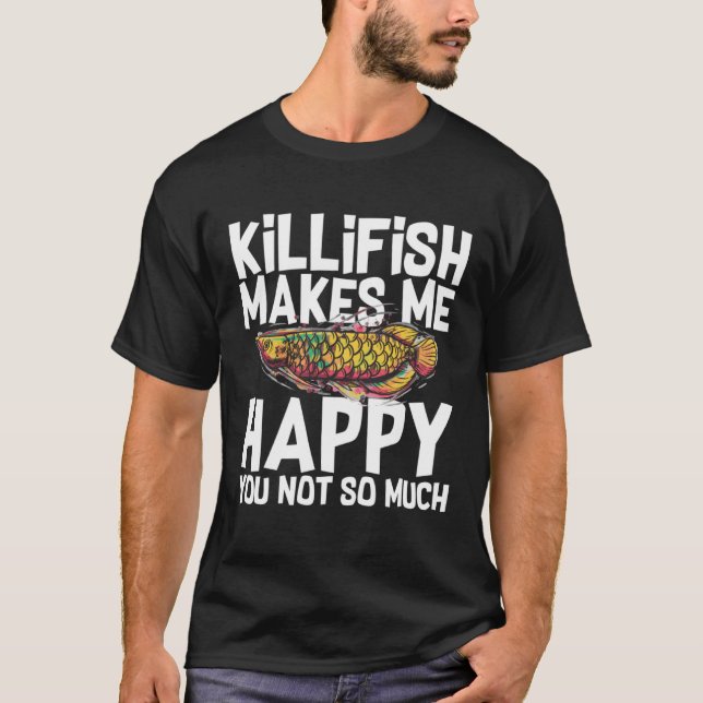 Camiseta Killifish Clown Fish Aquarium Food Tank Wonder Own (Anverso)