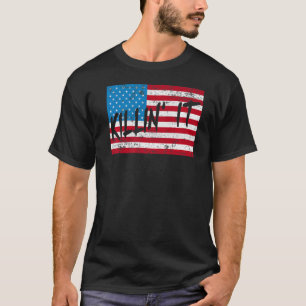 Camiseta Killin´ It Slogan Bandera de Estados Unidos Hombre
