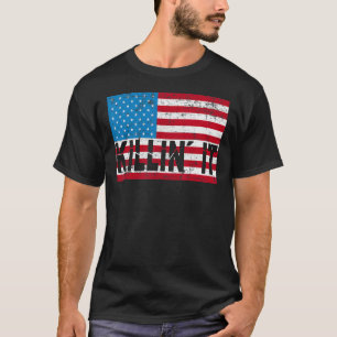 Camiseta Killin´ It Slogan Bandera de Estados Unidos Hombre