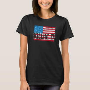 Camiseta Killin´ It Slogan Bandera de Estados Unidos Hombre