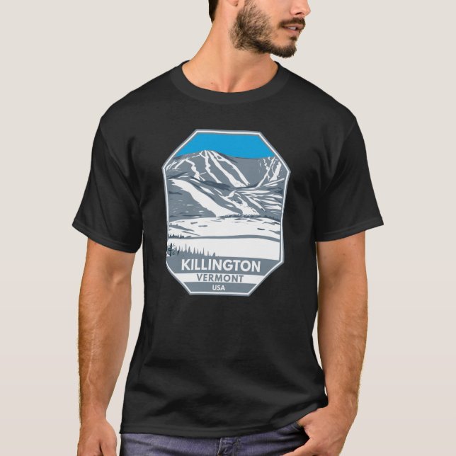 Camiseta Killington Ski Area Winter Vermont  (Anverso)