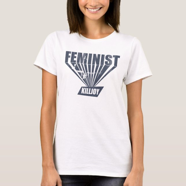 Camiseta Killjoy Feminista Vintage (Anverso)