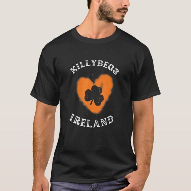 Camiseta KILLYBEGS Shamrock en gaélico escocés y Hurto Vin (Anverso)