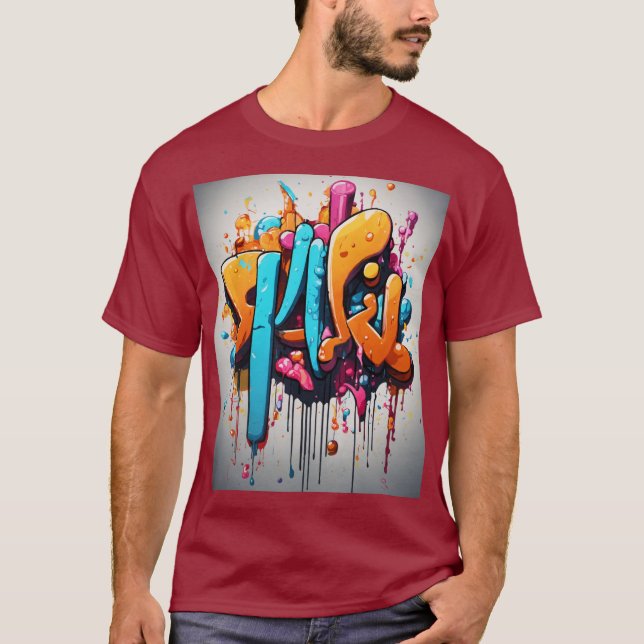 Camiseta "Kilo" audaz y angular (Anverso)