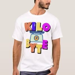 Camiseta Kilobyte en unidad de medida de datos 